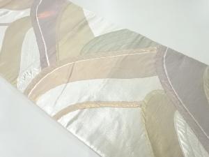 リサイクル　波模様織出し袋帯